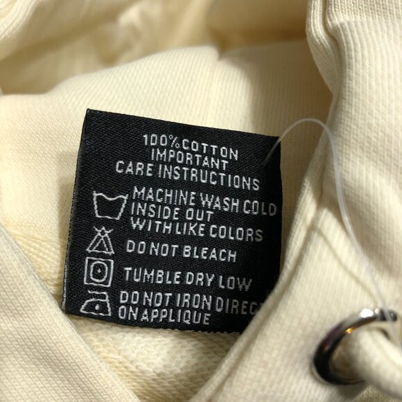 Urban Necessities UN Hoodie Women’s L Cream Dice Cherries Slightly Cropped NWT - Picture 4 of 5